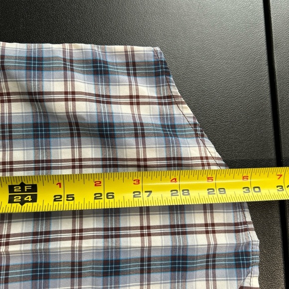 Columbia Men's Large Insect Repellent Plaid Button‎ Front Shirt Roll Tab Sleeve - Picture 12 of 16